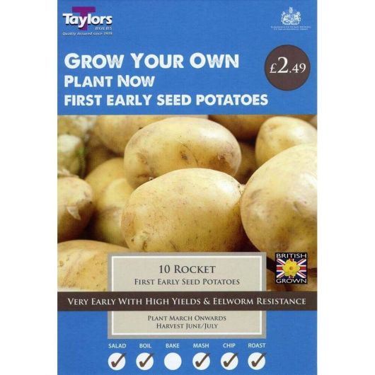 Taylors Seed Potato Starter Pack - Rocket