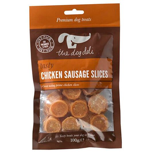 Petface Dog Deli Chicken Sausage Slices