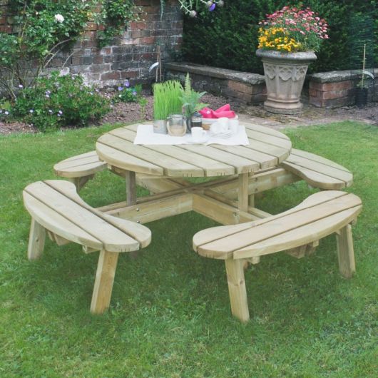 Circular Picnic Table (Home Delivered)