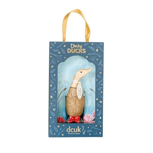 DCUK Dinky Duck with Spotty Wellies - Red