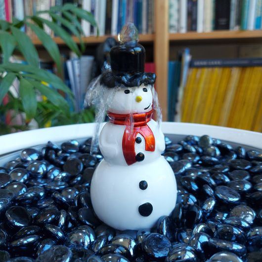 Hydria Collectable Fountain Head - Christmas Snowman