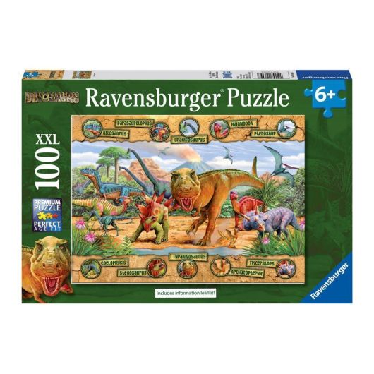 Dinosaurs Jigsaw Puzzle - 100 XXL Pieces