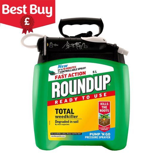Roundup® Fast Action Ready To Use Weedkiller Pump N Go 5 Litres