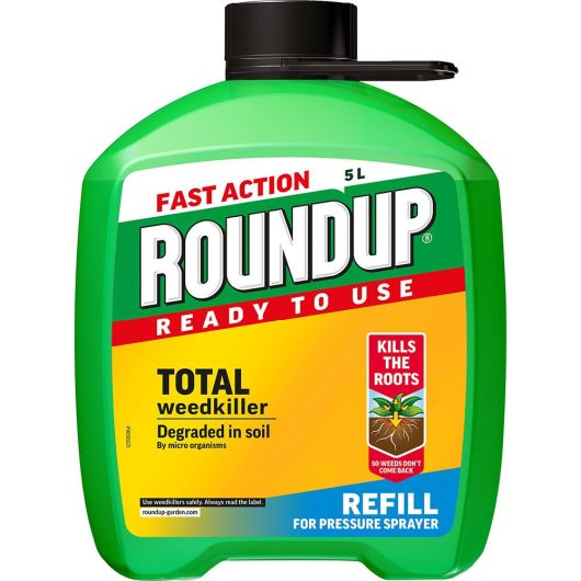Roundup® Fast Action Ready To Use Weedkiller Pump N Go 5 Litres Refill