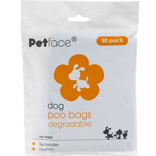 Petface Degradable Poop Bags - 50 Pack