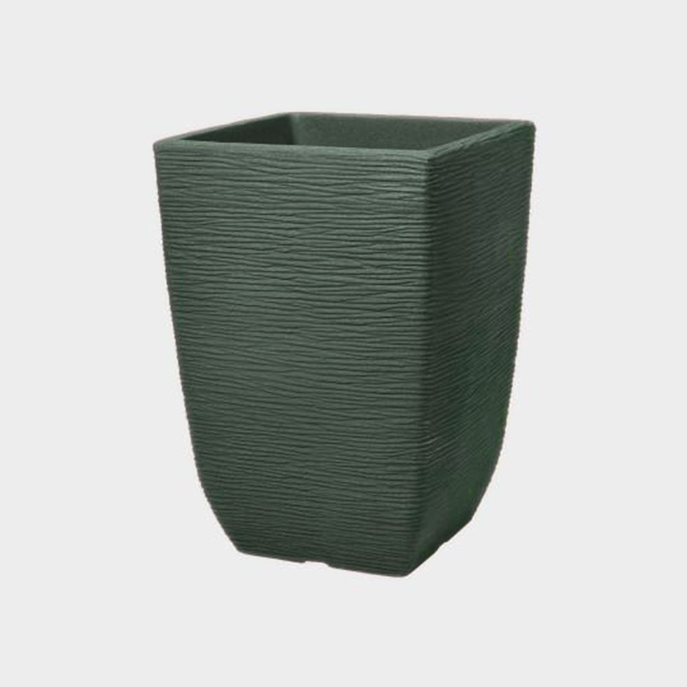 Cotswold Square Planter Marble Green 38cm