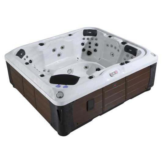 Alberta 6-Person Canadian Spa Hot Tub with LED lights & bluetooth
