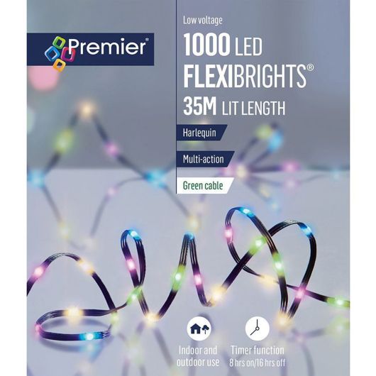 Premier FlexiBrights 1000 LEDs 35m - Harlequin