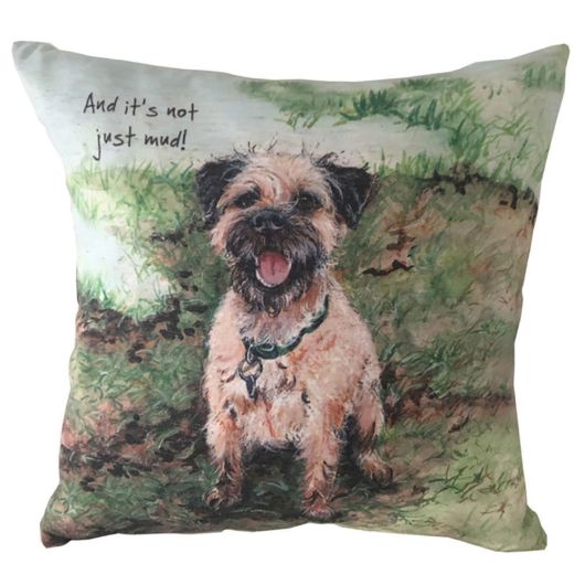 The Little Dog Laughed Cushion - Not Mud