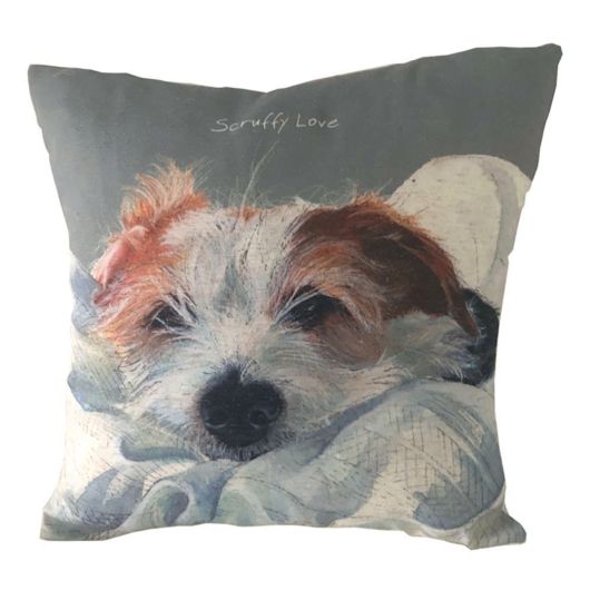 The Little Dog Laughed Cushion - Scruffy Love