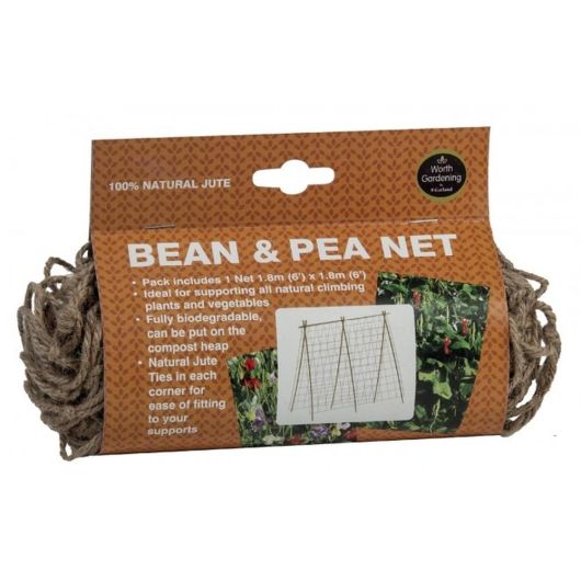 Garland Jute Bean & Pea Net - 1.8x1.8m