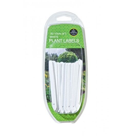 Garland 10cm White Plant Labels - 50 Pack