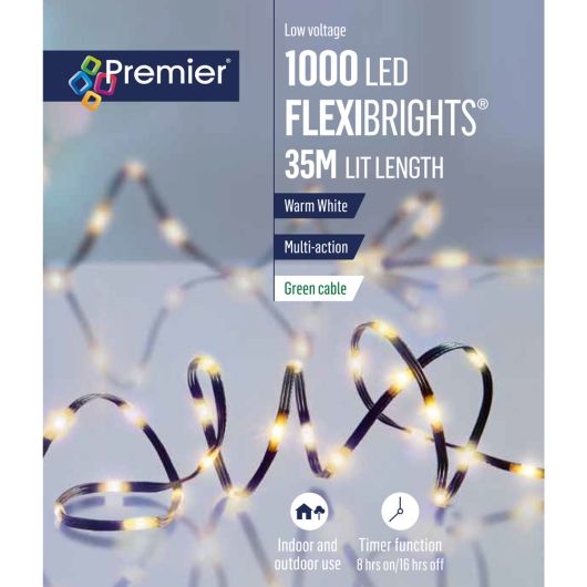 Premier FlexiBrights 1000 LEDs 35m - Warm White