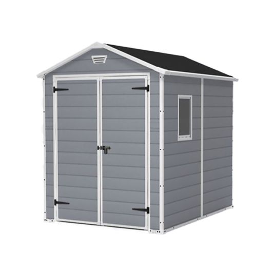 Keter Manor Shed 6x8ft - Grey
