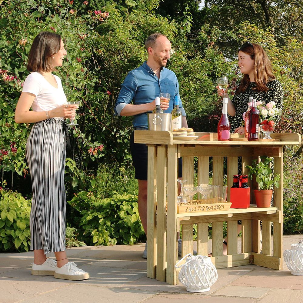 Zest Folding Garden Bar/Potting Table