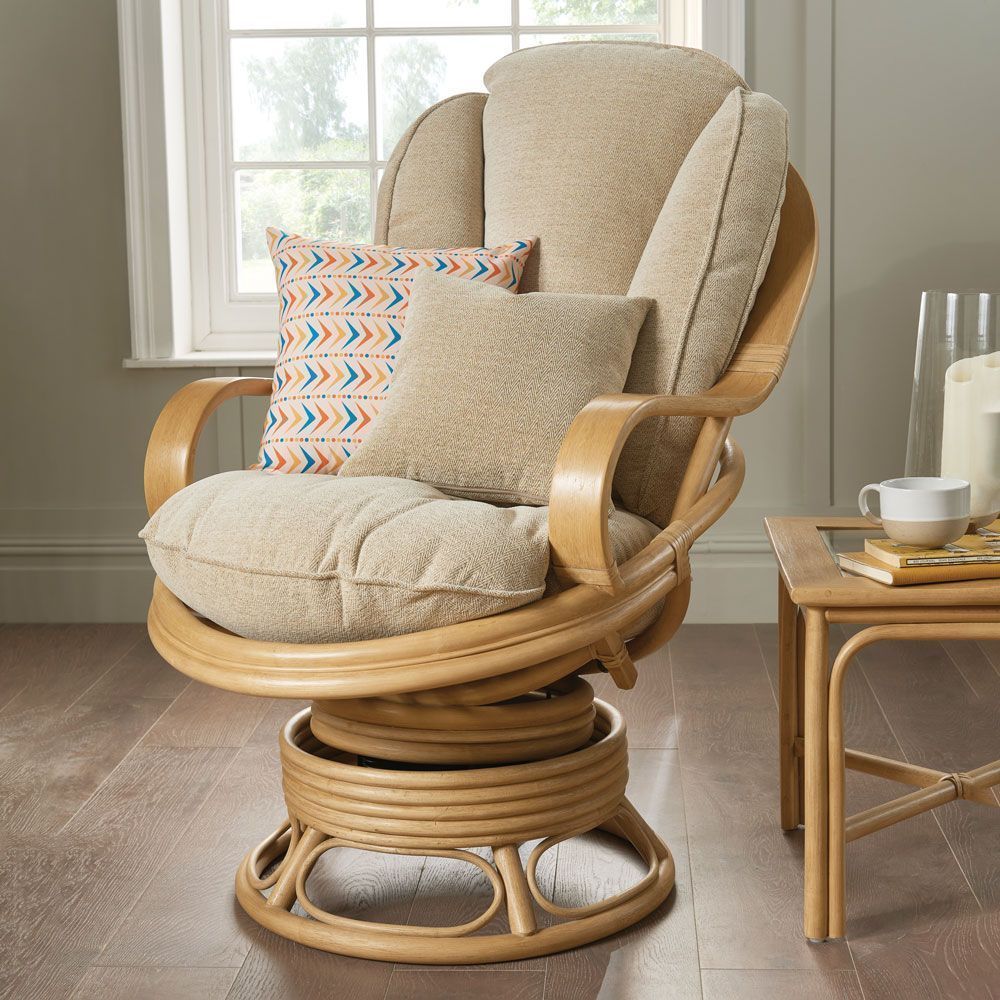 Daro Ledbury & Heathfield swivel rocking chair - Grade A Fabrics