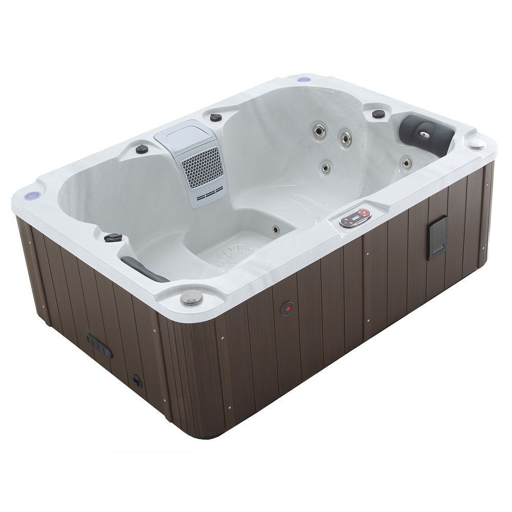 Kelowna 4-Person 21-Jet Canadian Spa with LED lights & bluetooth