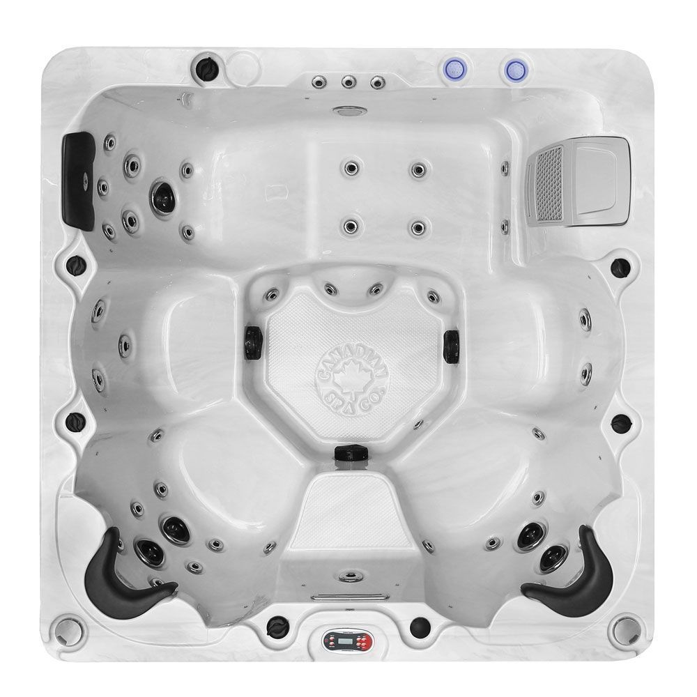 Erie 6-Person Canadian Spa Hot Tub with LED lights & bluetooth