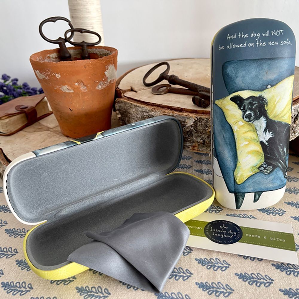 The Little Dog Laughed Glasses Case - Not on the Sofa