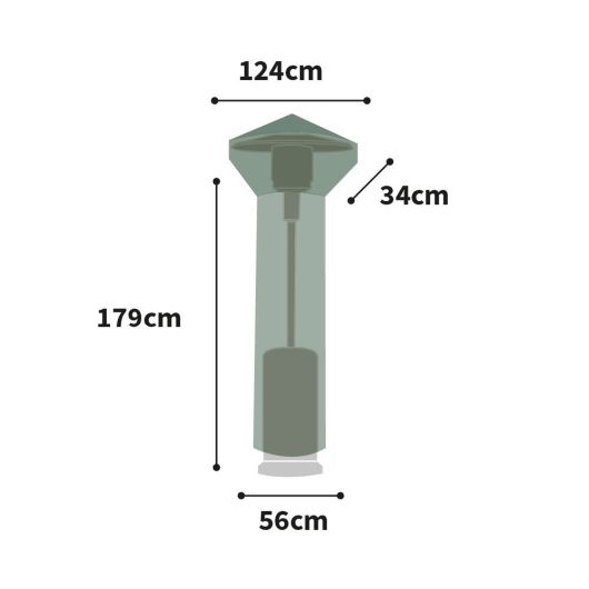 Bosmere Modular Protector Round Patio Heater Cover