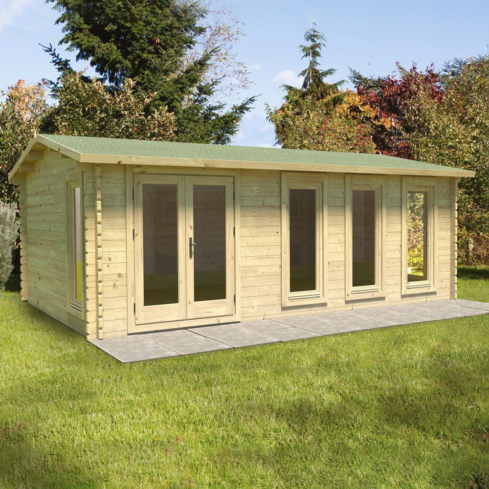 Blakedown 6m X 4m Log Cabin - Double Glazed Without Underlay (Direct Delivery)