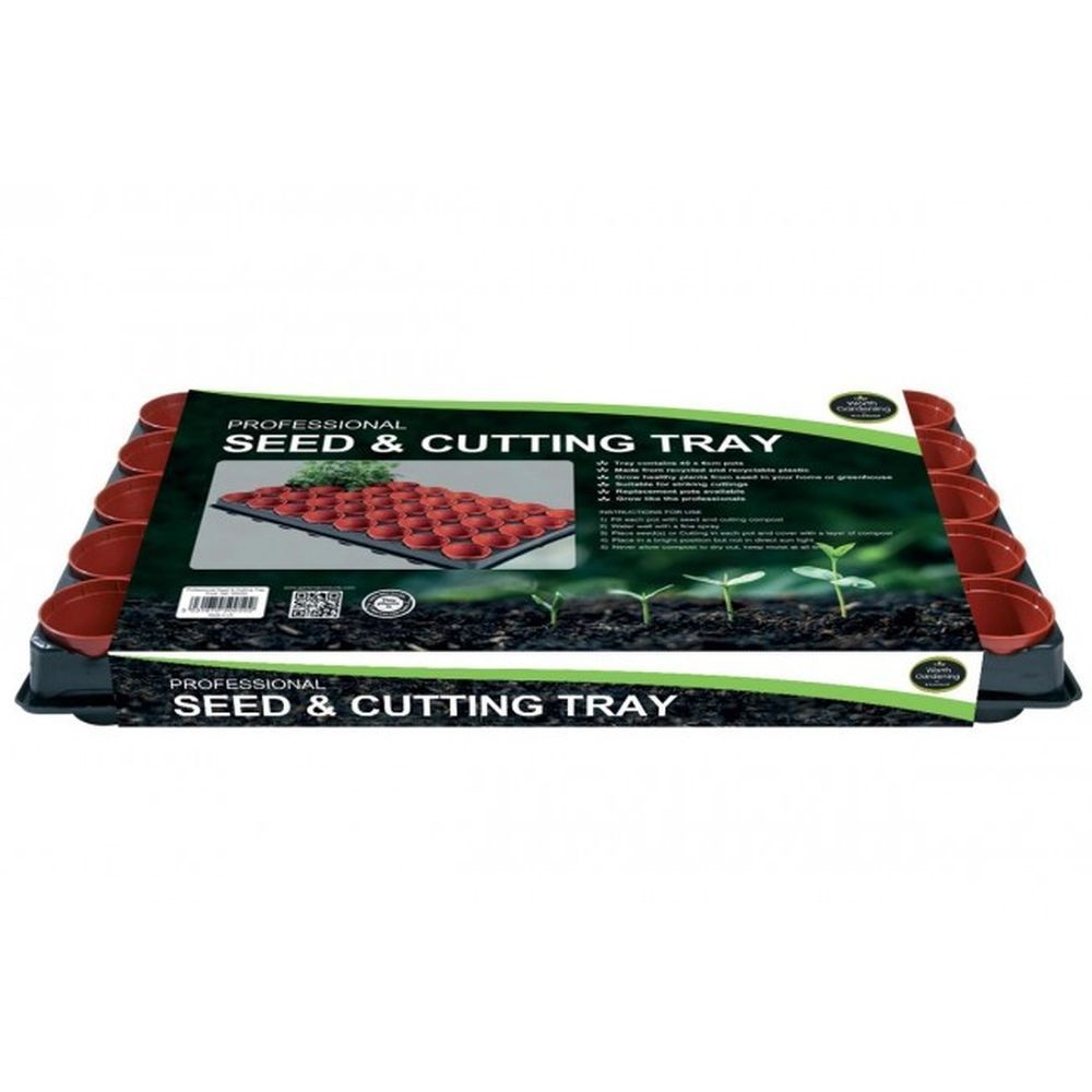 Garland Pro Seed & Cutting Tray With 40 X 6cm Pots