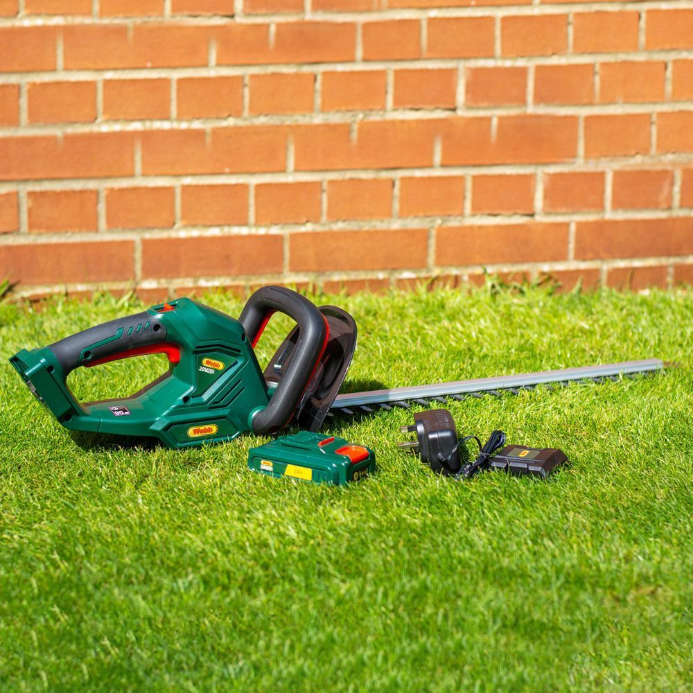 Webb 50cm 20V Cordless Hedge trimmer with 2Ah Battery & 1.5Ah Charger