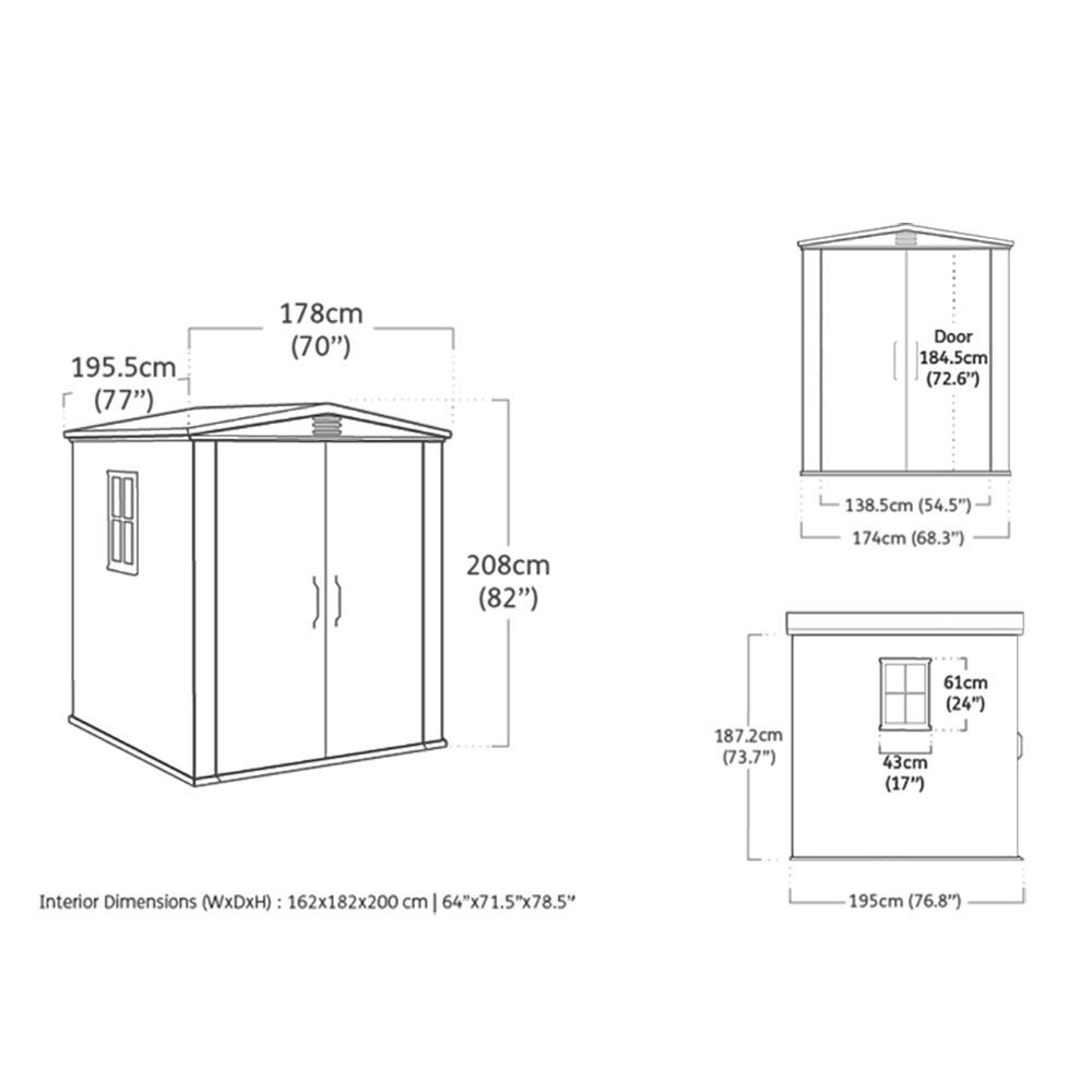 Keter Factor Shed 6x6ft