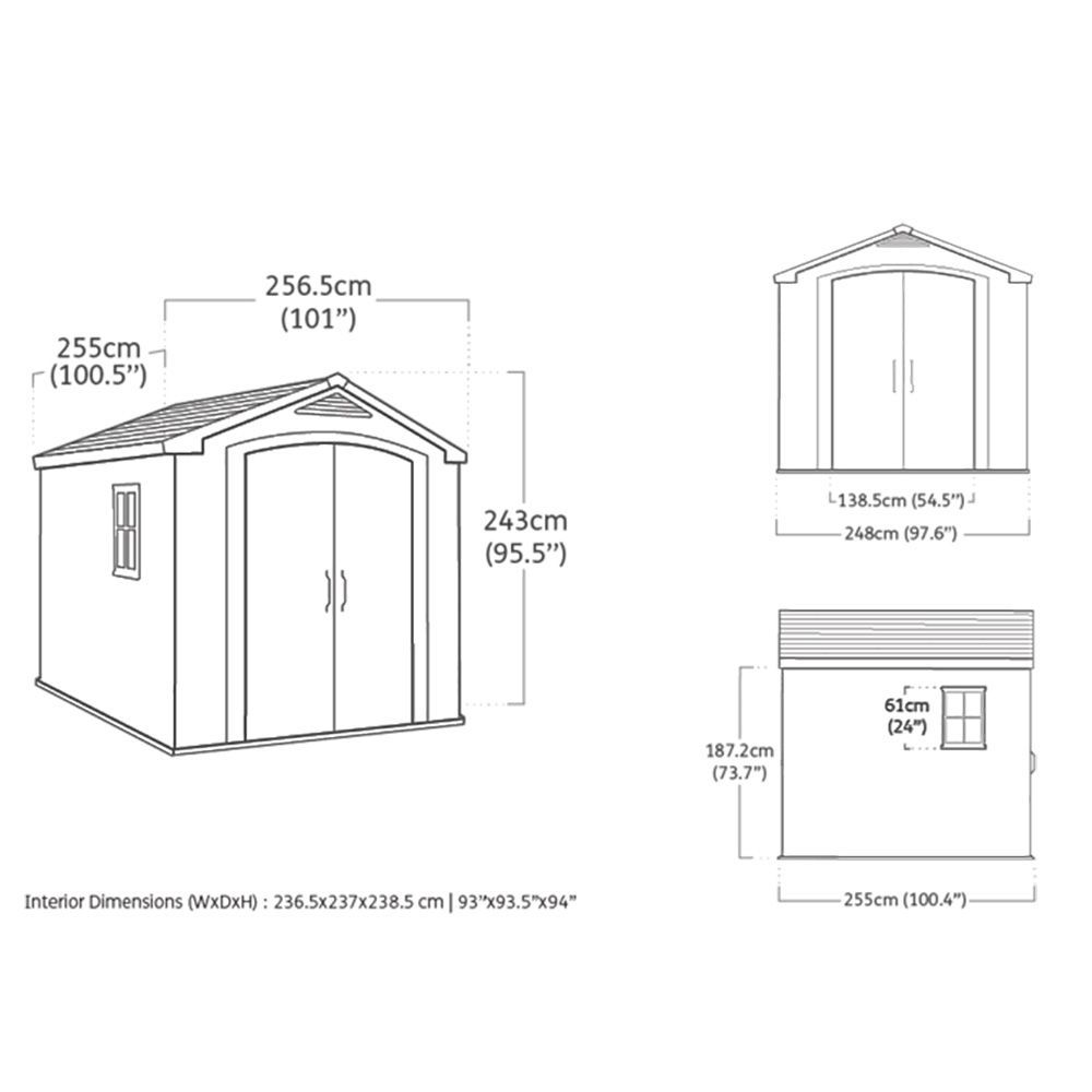 Keter Factor Shed 8x8ft
