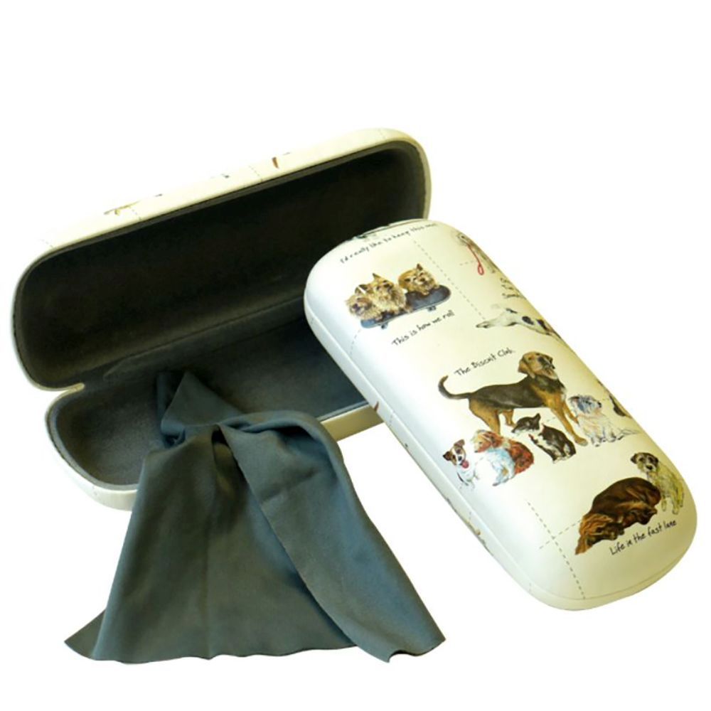 The Little Dog Laughed Glasses Case - Biscuit Club