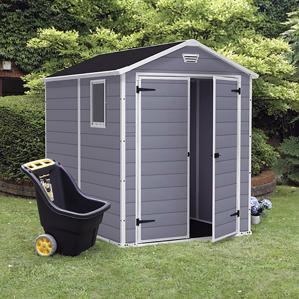 Keter Manor Shed 6x8ft - Grey