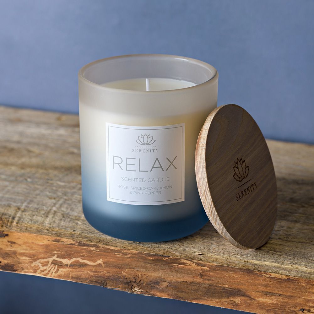 Serenity Relax Candle 270g - Rose, Cardamon & Pink Pepper